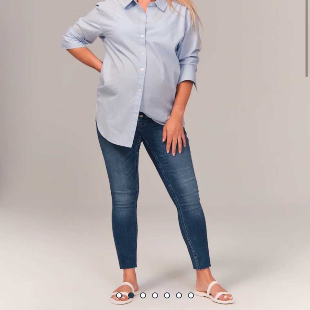 Abercrombie and Fitch Maternity Skinny Jean Leggings size 10